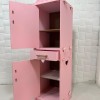 Özka Hobi Ahşap ÖZKA CEKMECELİ PEMBE BOYALI OYUNCAK BUZDOLABI Özka Hobi Ahşap ÖZKA CEKMECELİ PEMBE BOYALI OYUNCAK BUZDOLABI