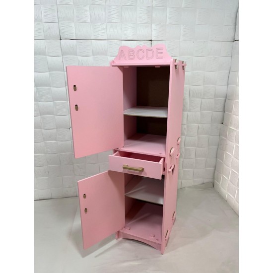 Özka Hobi Ahşap ÖZKA CEKMECELİ PEMBE BOYALI OYUNCAK BUZDOLABI Özka Hobi Ahşap ÖZKA CEKMECELİ PEMBE BOYALI OYUNCAK BUZDOLABI